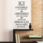 Inspiré citations impossible de déplacer vinyle stickers muraux murale art papier peint bureau À domicile ... Inspiré citations impossible de déplacer vinyle stickers muraux murale art papier peint bureau À domicile ...