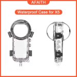 Insta 360 x5 �tui de plong�e invisible �tanche jusqu� 60 m pour insta360 x5 avec accessoires de support ...