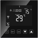 Intelligent thermostat wifi connect pour chaudiere / chauffage au sol  eau 3a filaire alexa / google ...