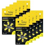 Intenso pile pour appareil auditif pr70 - 10 1. 45 v 60 pc(s) 86 mah zinc - air 7504416mp