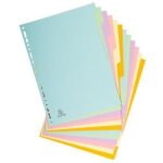 Intercalaires carte 180g forever 12 positions - a4