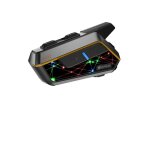 Intercom bluetooth pour casque de moto portée de 2000m partage de musique 1pcs gx12 Intercom bluetooth pour casque de moto portée de 2000m partage de musique 1pcs gx12