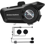 Intercom moto appareil bluetooth � molette pour motos suppression bruit dsp&cvc / ipx6 �tanche / cha�ne ...