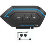 Intercom moto bluetooth casque de moto casque bt5. 0 casque �tanche interphone casque r�duction du bruit ...