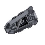 Intercom moto bluetoothfm - 1000mah grande capacit� - kit oreillette bluetooth moto interphone main libre ...