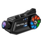 Intercom moto gearelec kit bluetooth casque moto avec camra hd 1080p ip65 tanche double connexion tlphoniq ...
