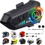 Intercom moto haut - parleurs pour casque de moto autonomie élevée ipx6 réponse / appel automatique contrôle ... Intercom moto haut - parleurs pour casque de moto autonomie élevée ipx6 réponse / appel automatique contrôle ...