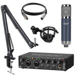 Interface audio depusheng md22 - v11 carte son professionnelle avec surveillance guitare lectrique enregistre ...