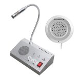 Interphone  double voie avec haut - parleur pour guichet de banque - bureau - magasin