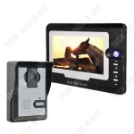 Interphone vid�o couleur - td� - hd 100w - wifi / ip - �tanche ip55 - vision nocturne et d�tection de ...