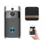 Interphone vid�o avec sonnette cam�ra intelligente sans fil hd 720p d�tection de mouvement conversation ...