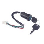 Interrupteur dallumage 4 fils cl de verrouillage pour quad atv go kart scooter yyv
