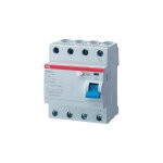 Abb 2csf204101r1400 interrupteur diffrentiel a 4 ples 40 a 0. 03 a 230 v / ac 400 v / ac