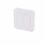Interrupteur double sans fil - dio - 5451 - blanc - compatible dio 1. 0 - installation facile Interrupteur double sans fil - dio - 5451 - blanc - compatible dio 1. 0 - installation facile