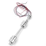 Interrupteur  flotteur  double bille en acier inoxydable capteur de niveau deau (150 mm)