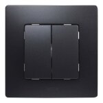Interrupteur legrand - 396490 - nl double commutateur monobloc noir simple
