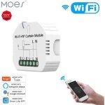 Interrupteur module volet roulant connect commutateur rideau stores wifi compatible avec alexa google ...