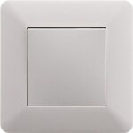 Interrupteur poussoir 10a - blanc - artezo - zenitech