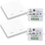 Interrupteur sans fil 433mhz 220v relais mini récepteur rf émetteur radio télécommande 100m contrôle ... Interrupteur sans fil 433mhz 220v relais mini récepteur rf émetteur radio télécommande 100m contrôle ...