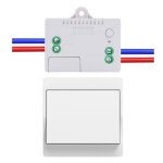 Aimoonsa interrupteur sans fil auto - aliment� 433 mhz ? kit 1 pi�ce �tanche 10 a 9�9�3 cm