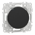 Interrupteur va - et - vient - schneider - odace - noir mat - 10ax - certifi� nf - ik04 ip21d