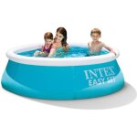 Piscine easy set bleu turquoise - intex