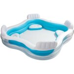 Intex - piscine familiale avec sièges 229x229x66 cm Intex - piscine familiale avec sièges 229x229x66 cm
