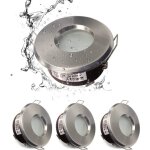 Ip65 spot led encastrable �tancheconfiguration de douille gu10(ampoule non incluse) satin nickel downlight ...