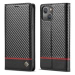Pour iphone 14 plus premium business housse de protection avec support antichoc - noir Pour iphone 14 plus premium business housse de protection avec support antichoc - noir