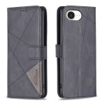 Pour iphone 16e housse de protection de style portefeuille daffaires de haute qualit� - noir