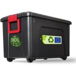 Iris ohyama malle de rangement plastiques r�sistante 110l unit� noir sia - 110