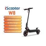 Iscooter w8 trottinette �lectrique tout - terrain moteur 750 w autonomie de 45 km vitesse de 40 km / ...