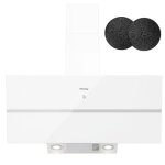 Hotte aspirante - iseasy - 90cm - inclin�e - classe a + + - 549 m� / h