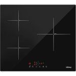 Iseasy plaque  induction 3 feux l59 x p52 cm plaque de cuisson induction 3 foyers encastrable 5800w