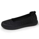 Isotoner ballerines noir / noir femme