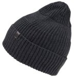 Isotoner bonnet chaud doubl� polaire recycl�e gris homme