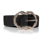 Isotoner ceinture lastique noir femme