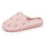 Isotoner chaussons en matire douce semelle ergonomique confort rose fille