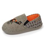 Isotoner chaussons enfilage facile semelle antidrapante kaki chin garon