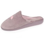 Isotoner chaussons feutrine taupe femme