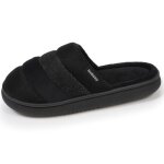 Isotoner chaussons semelle bloup extra confort noir femme