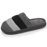 Isotoner chaussons semelle bloup xtra confort gris homme