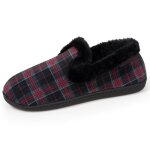 Isotoner chaussons semelle ergonomique confort chauds tartan femme