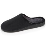 Isotoner chaussons semelle  mmoire de forme noir homme