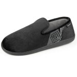 Isotoner chaussons semelle  mmoire de forme noir homme