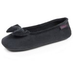 Isotoner chaussons semelle ultra - souple confortables semelle  mmoire de forme noir femme