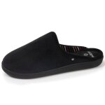 Isotoner chaussons ultra confortables et l�gers mousse � m�moire de forme noir femme