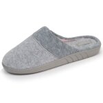Isotoner chaussons ultra confortables semelle  mmoire de forme gris chin femme