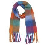 Isotoner echarpe type plaid ultra douce chaude trs confortable multicolore femme