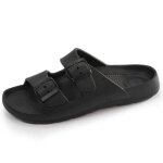 Isotoner mules claquettes ultra confortables faciles  enfiler noir femme